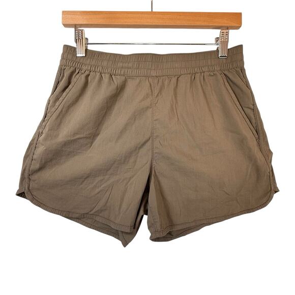 Du/Er Womens Shorts SIZE SMALL Everyday Active Outdoors Pull On Hiking Lt Brown - Picture 1 of 11